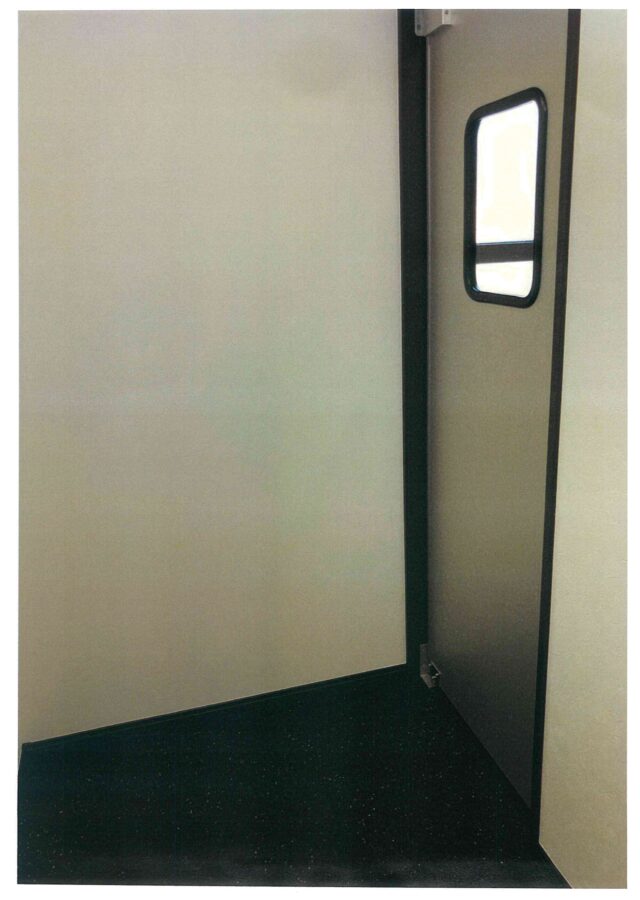 加工工場、AL-3型スイングドア、 片開き、一般タイプ、表面材アルミ